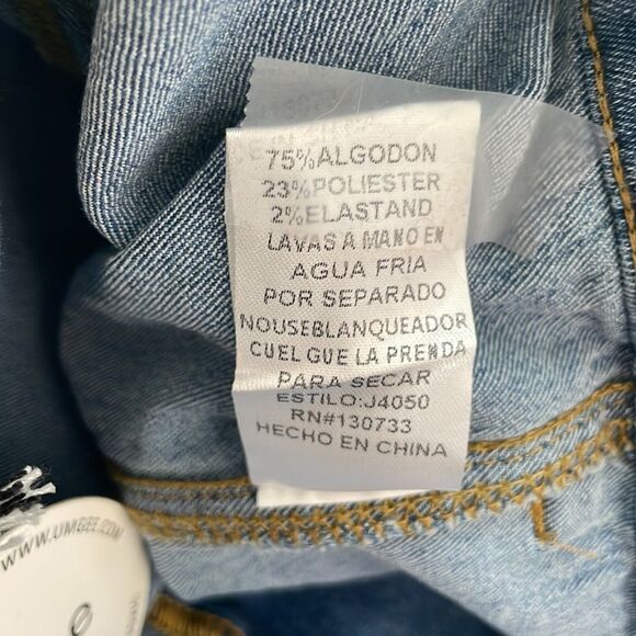 Umgee Blue Hi Rise No Pocket Jeans. Size 7. New with tags. - Picture 12 of 12